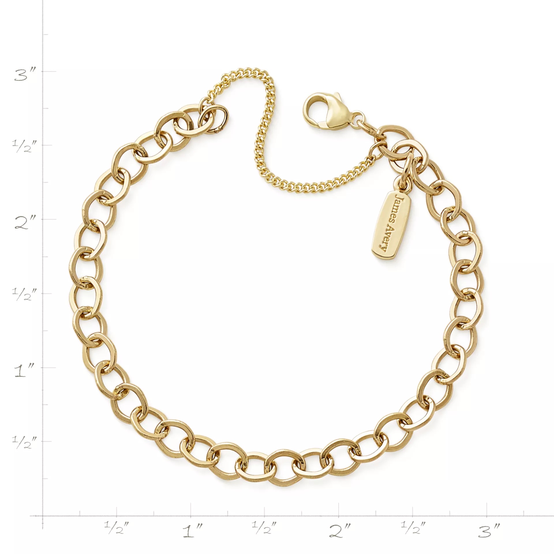 Forged Link Charm Bracelet - Image 3