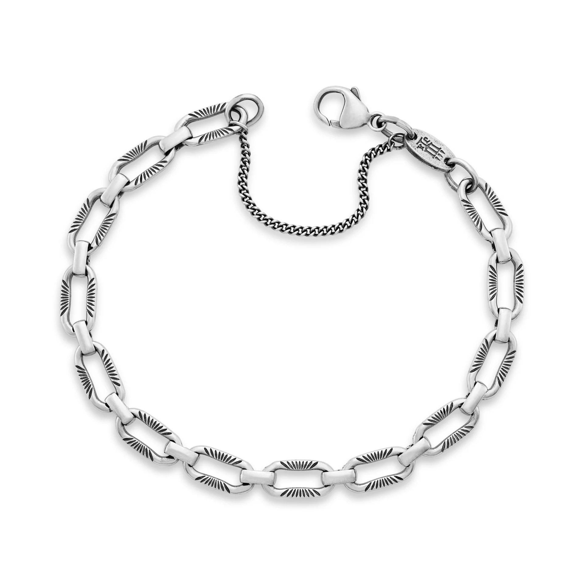 Ornate Links Charm Bracelet