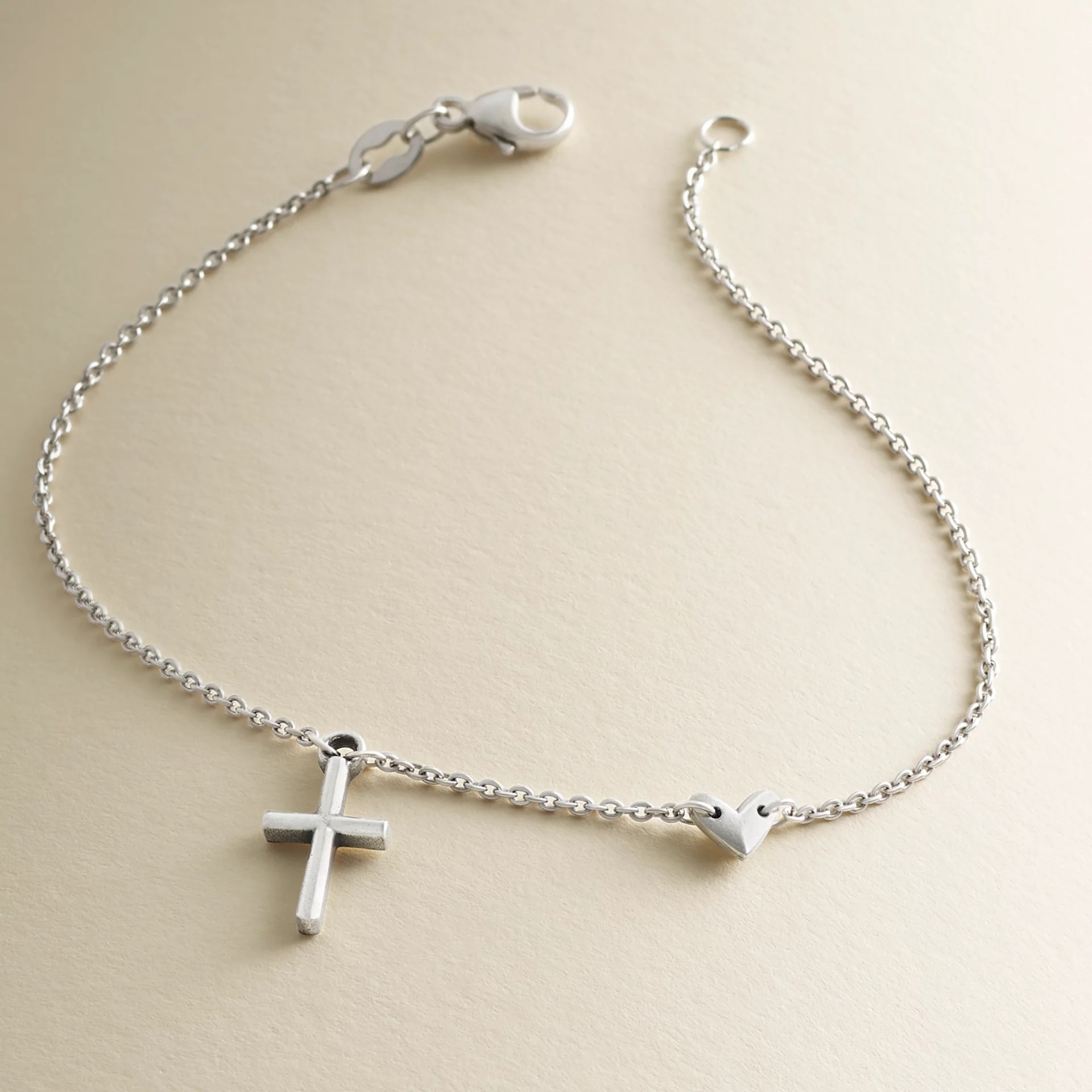 Faith and Love Link Bracelet - Image 2