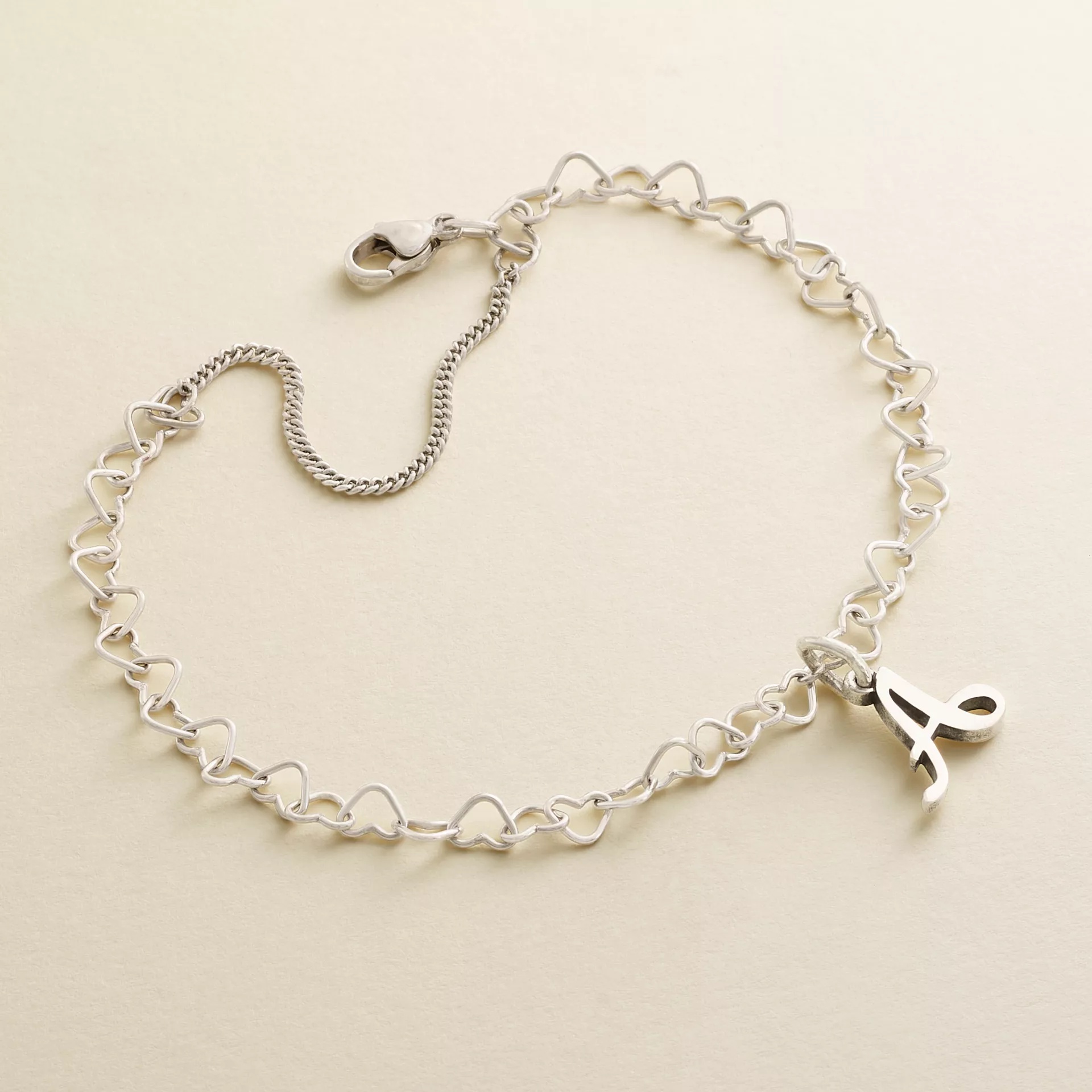 Light Connected Hearts Charm Bracelet - Image 2