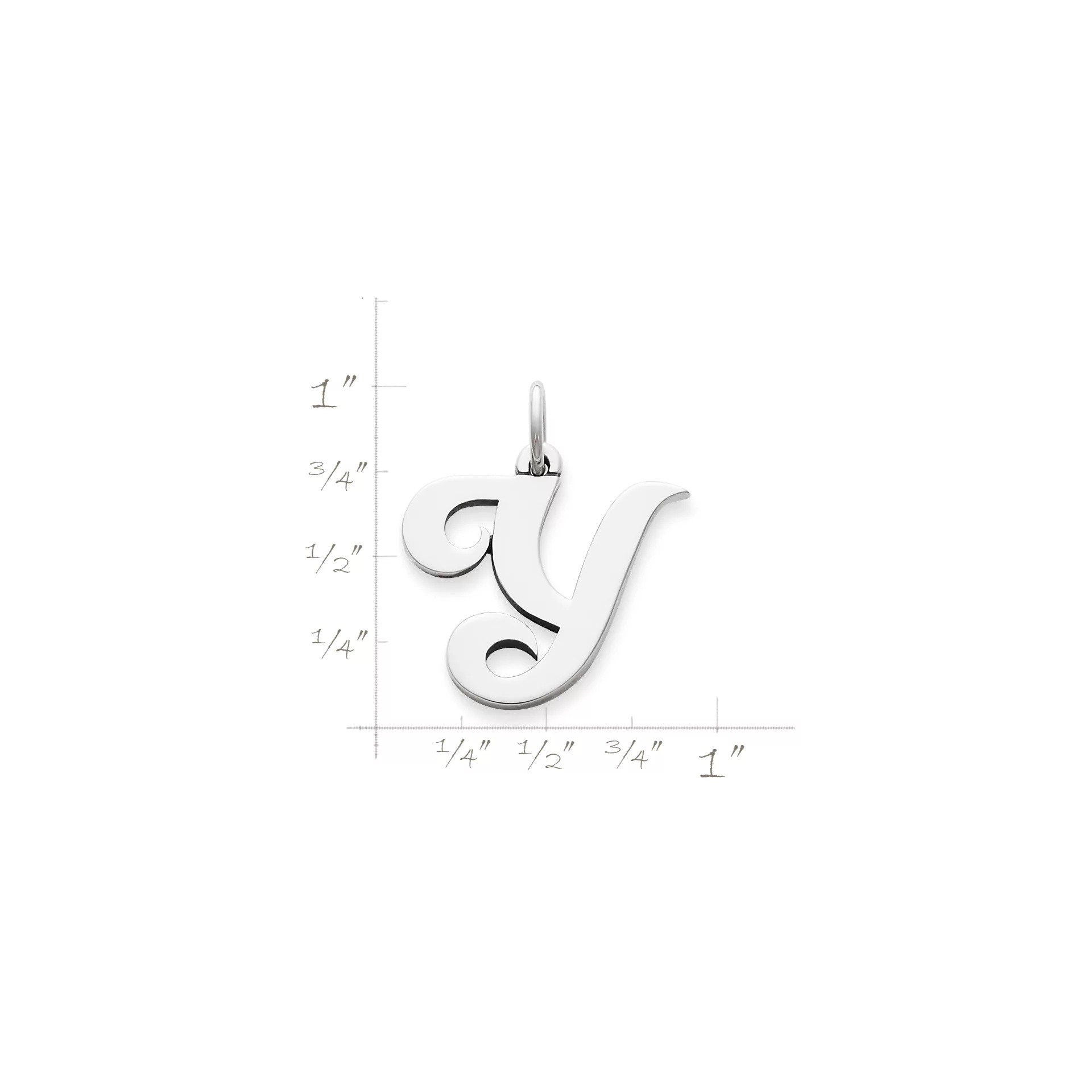 Large Script Initial Charm - Image 3