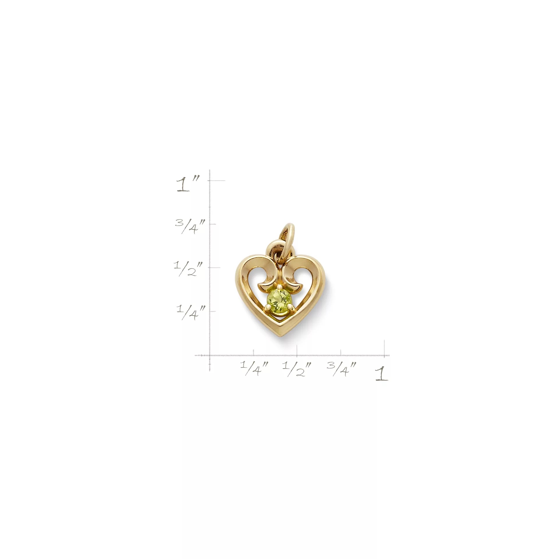 Avery Remembrance Heart Birthstone Charm - Image 2