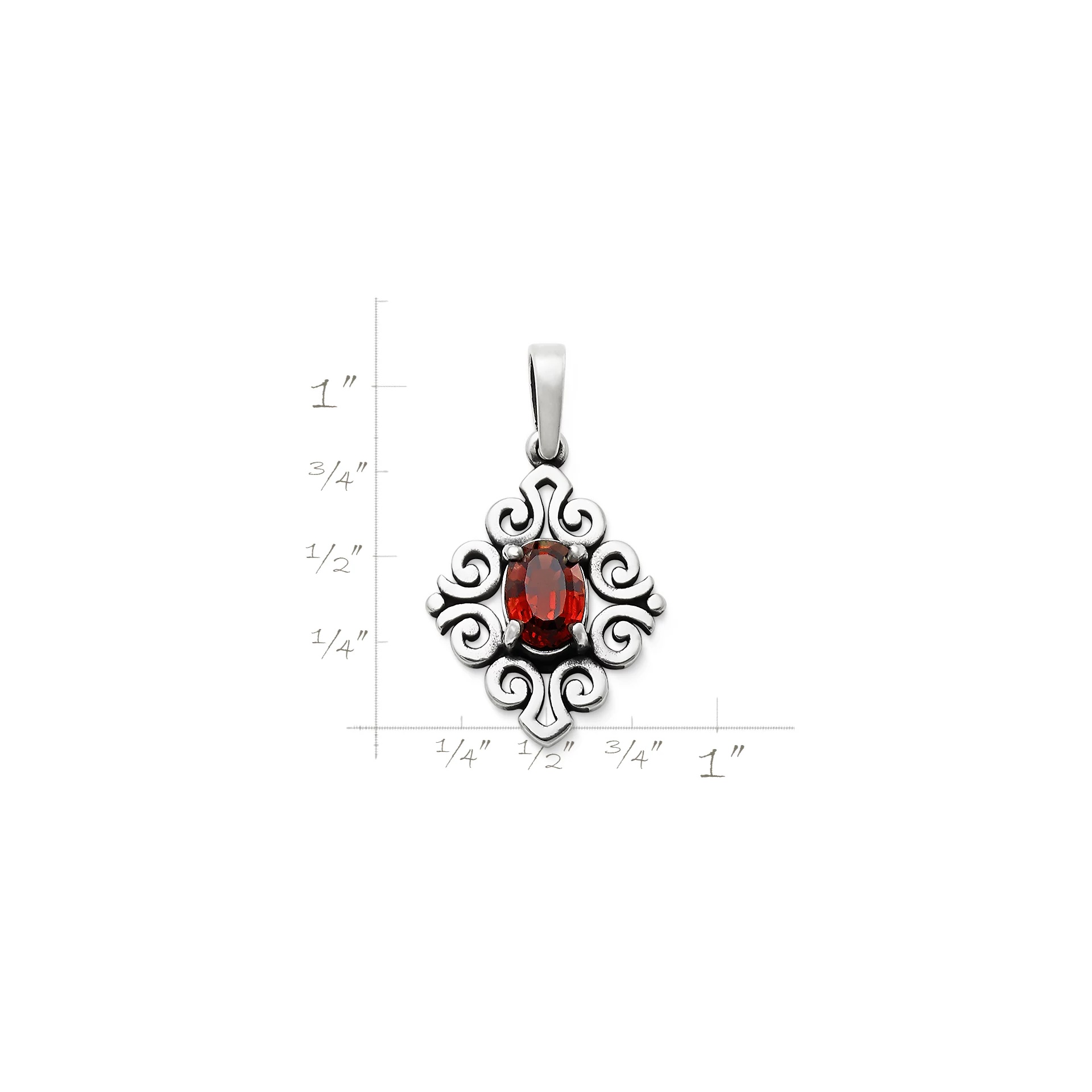 Spanish Lace Birthstone Pendant - Image 3