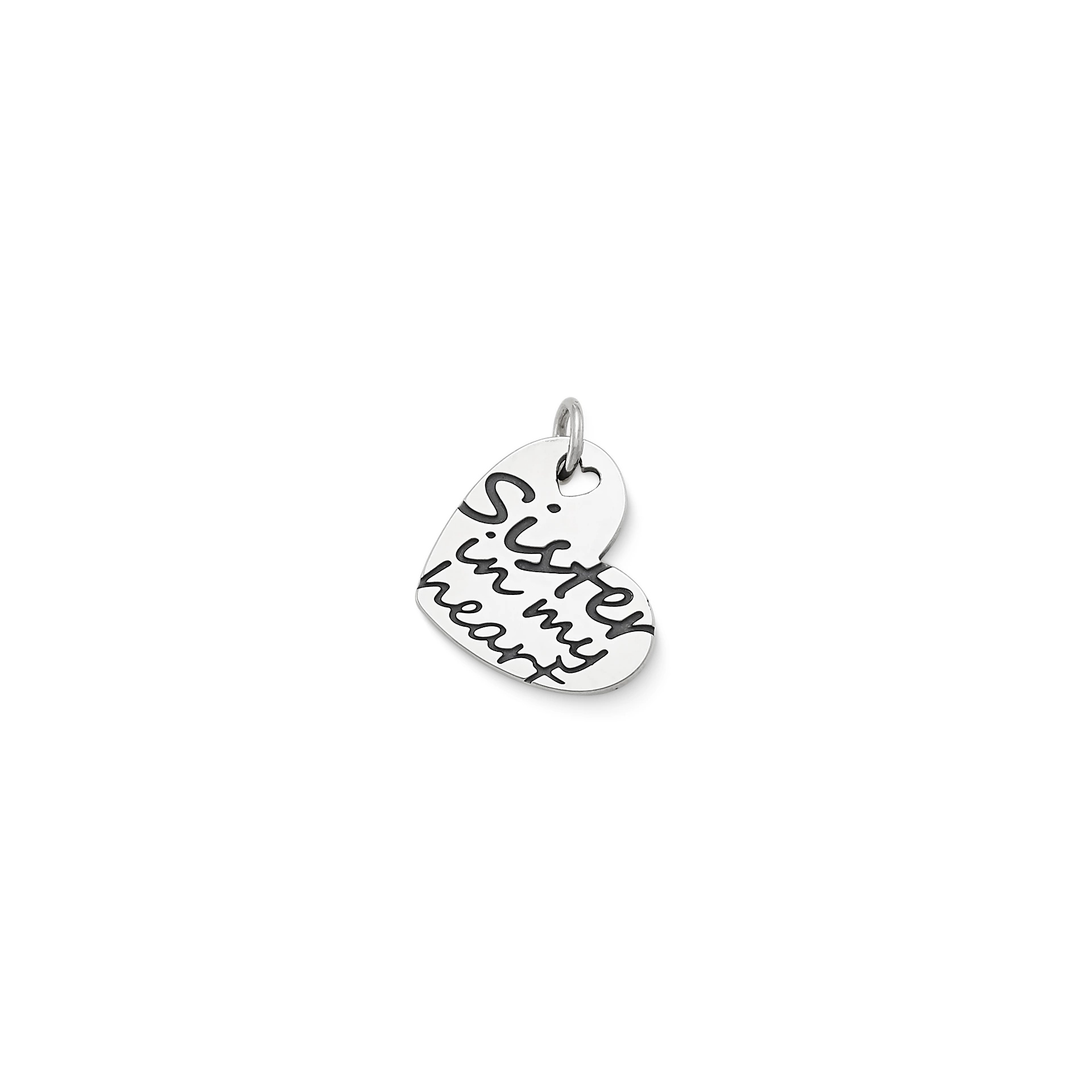 Sister in My Heart Charm