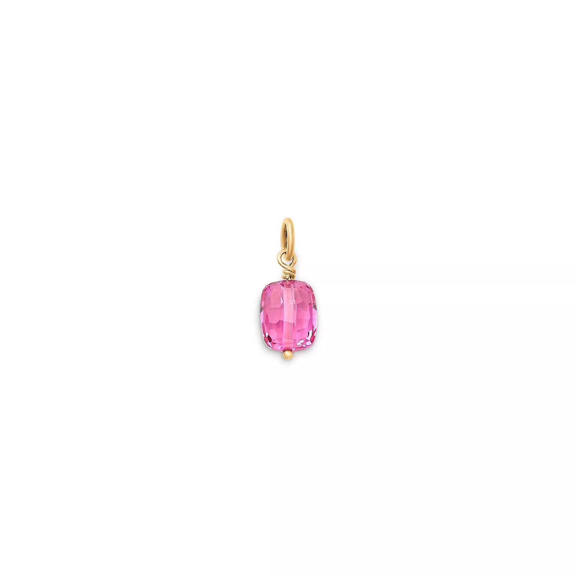 Faceted Gemstone Bead Pendant