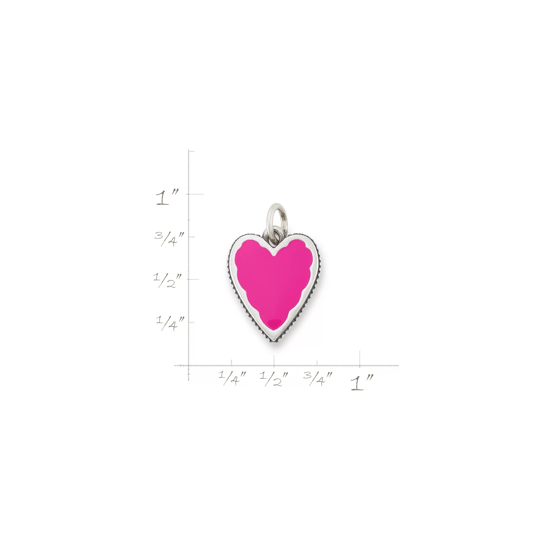 Enamel Heart Charm - Image 5