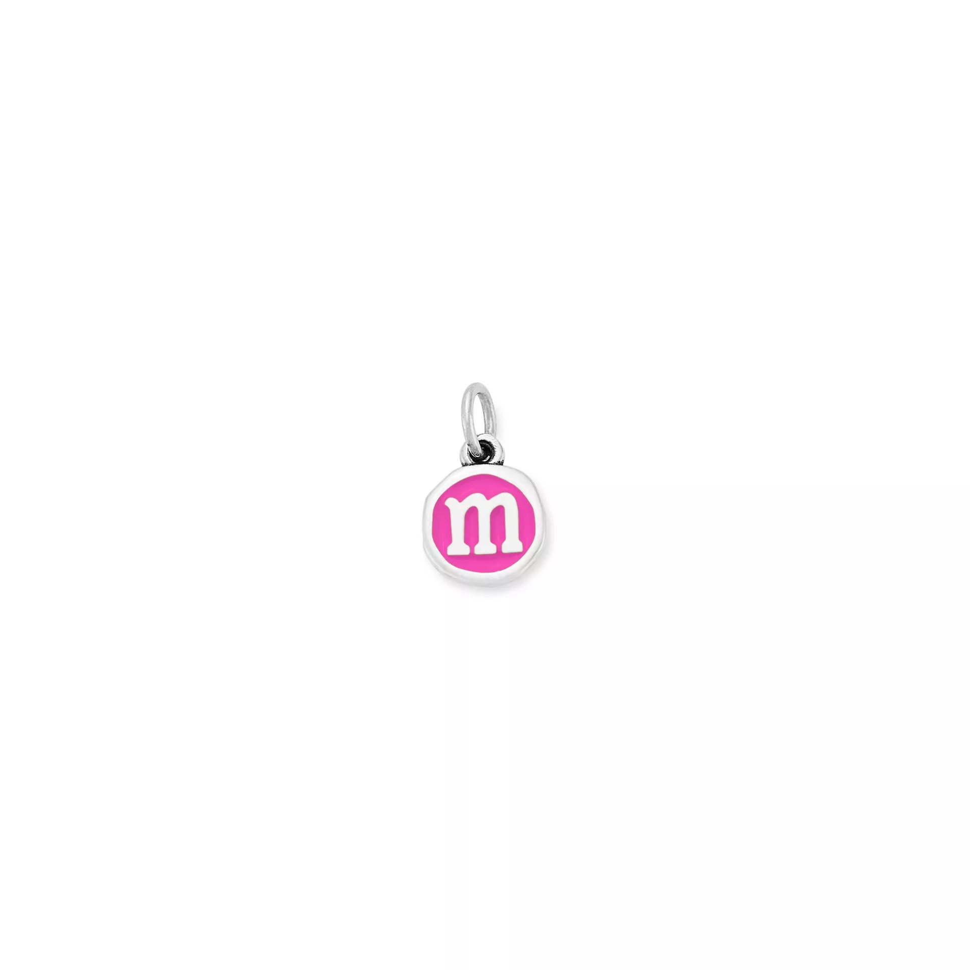 Enamel Initial Disc Charm