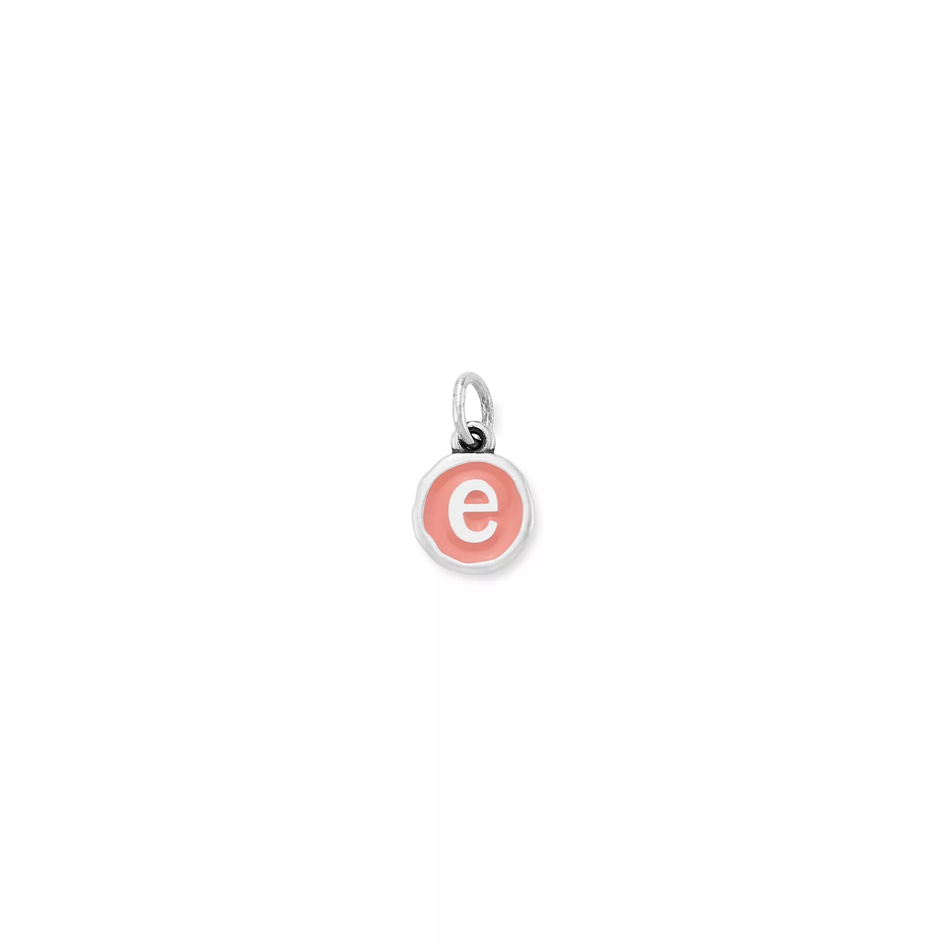 Enamel Initial Disc Charm