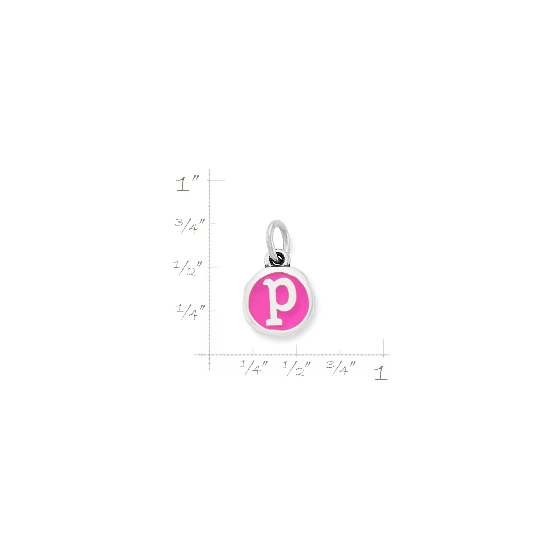 Enamel Initial Disc Charm - Image 4