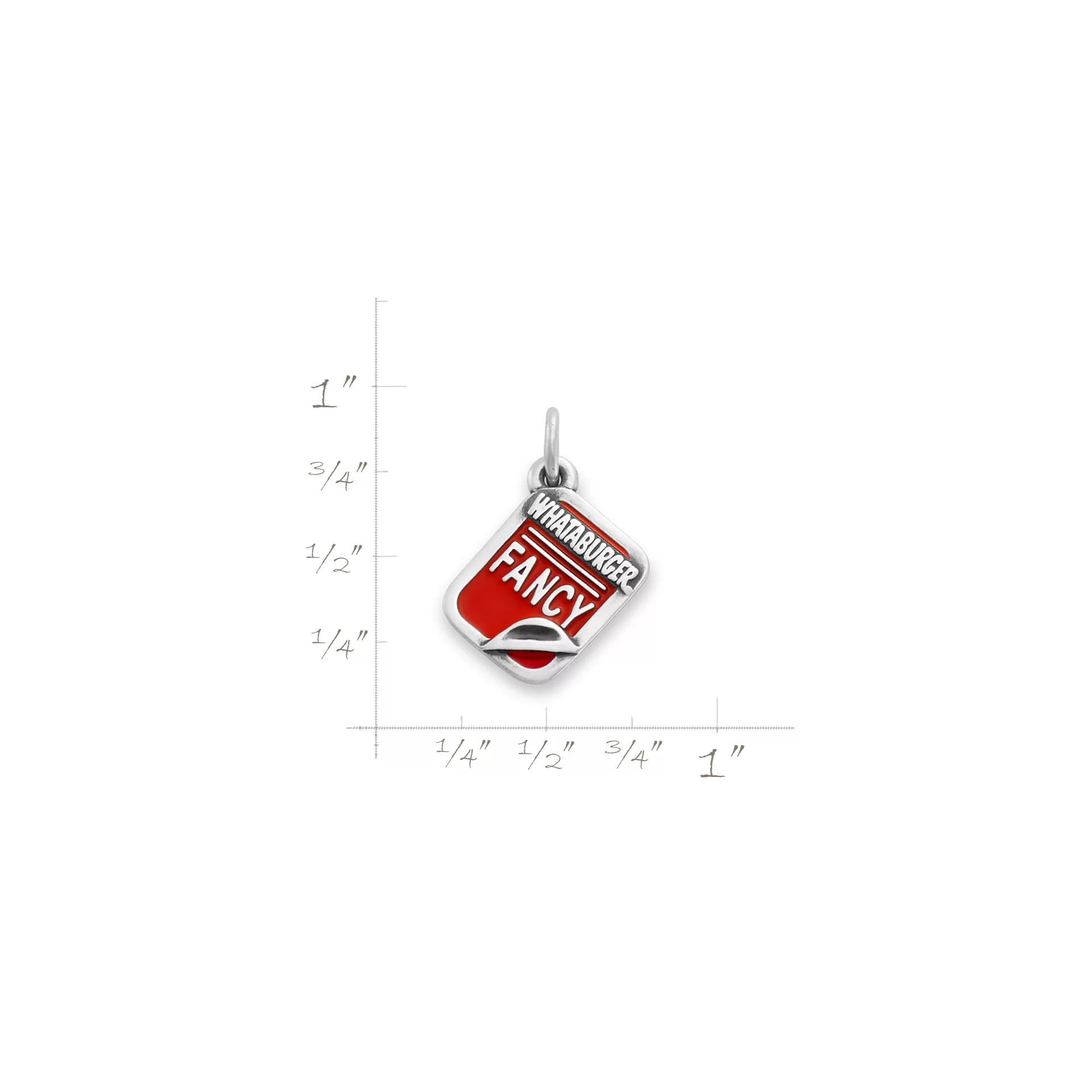 Enamel "Whataburger Fancy" Ketchup Charm - Image 5