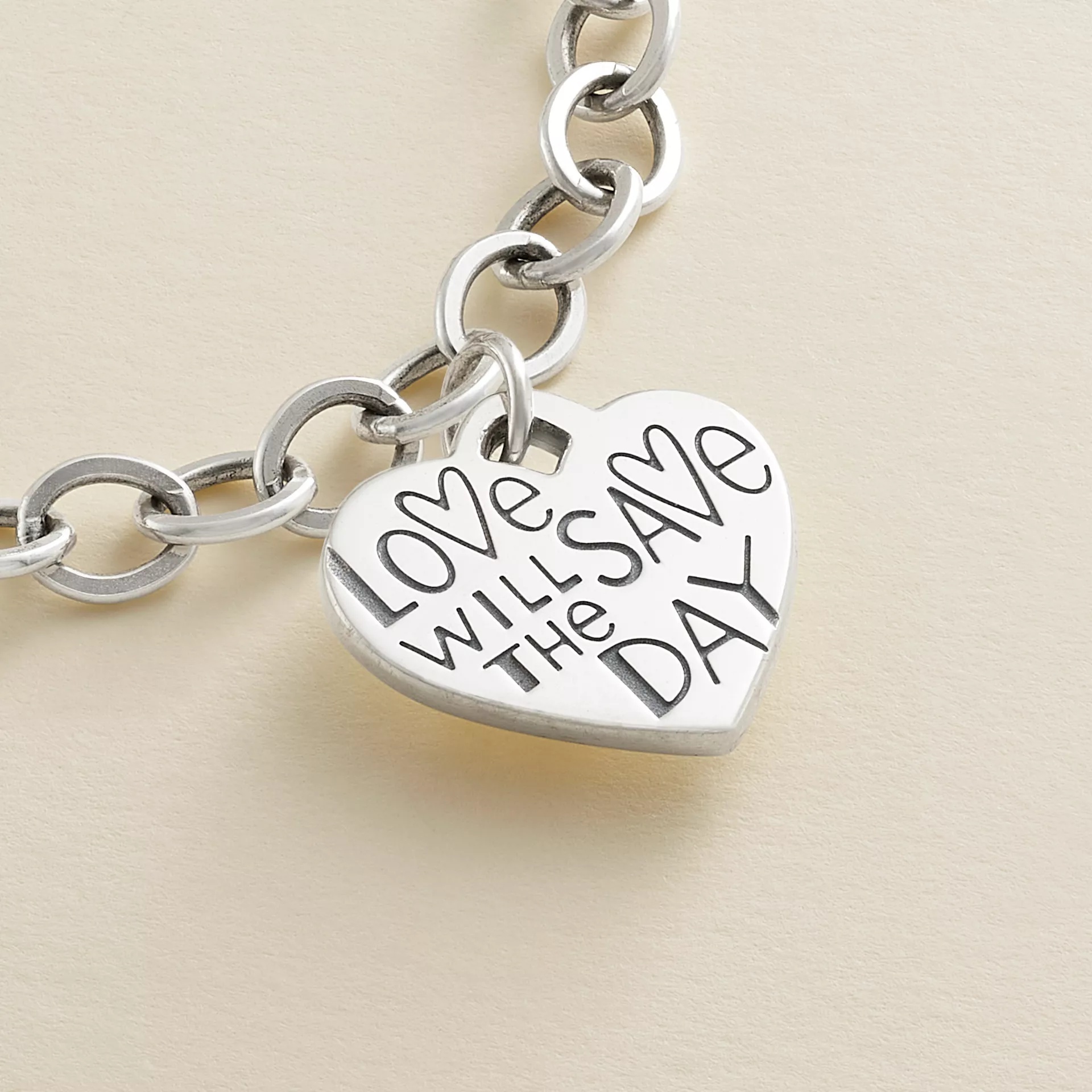 Love Will Save the Day Heart Charm - Image 3