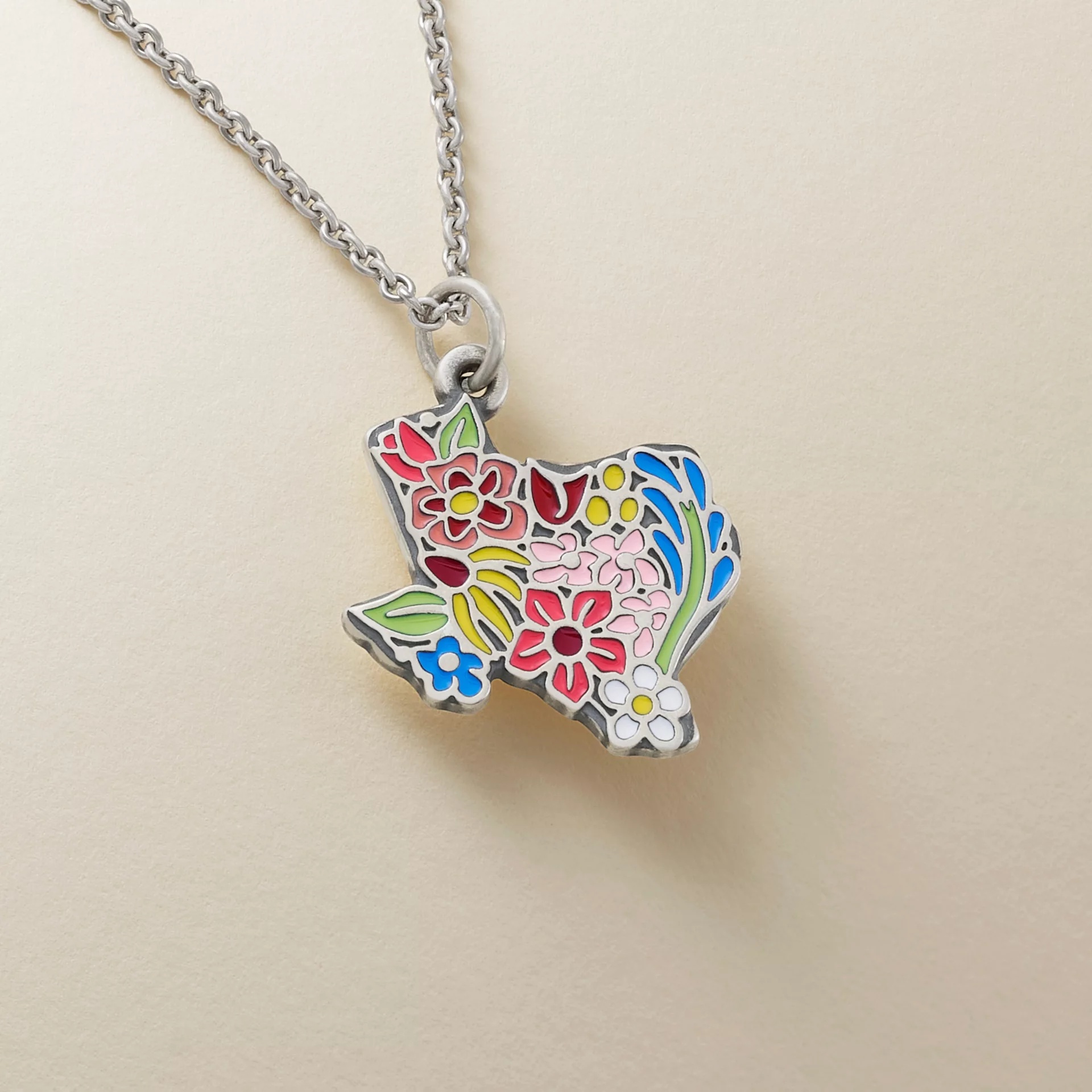 Enamel Texas Wildflower Charm - Image 2