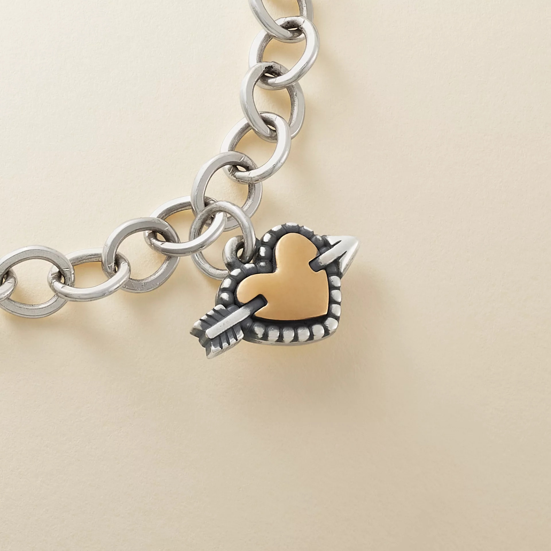 Beaded Heart and Arrow Charm - Image 2