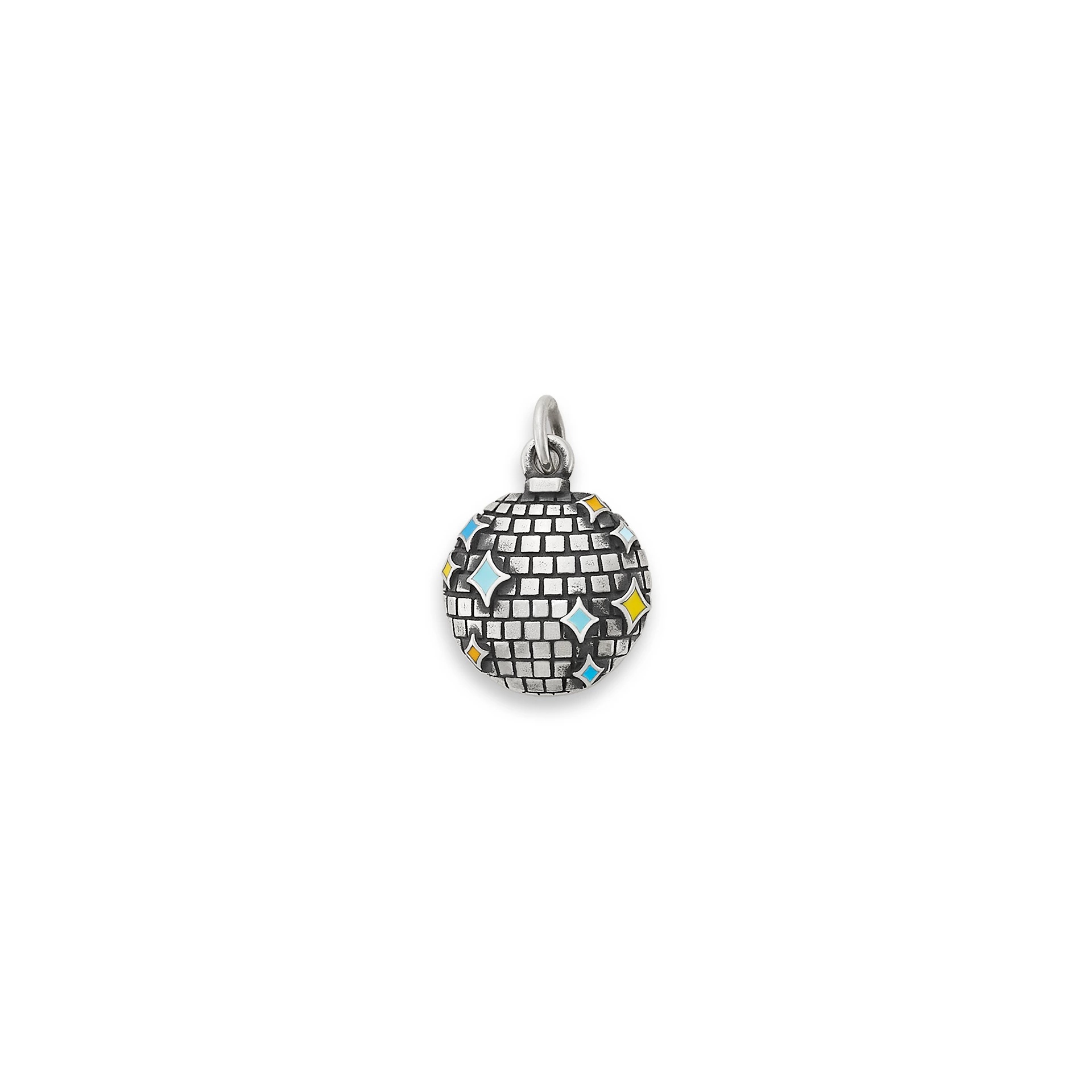 Enamel Disco Ball Charm