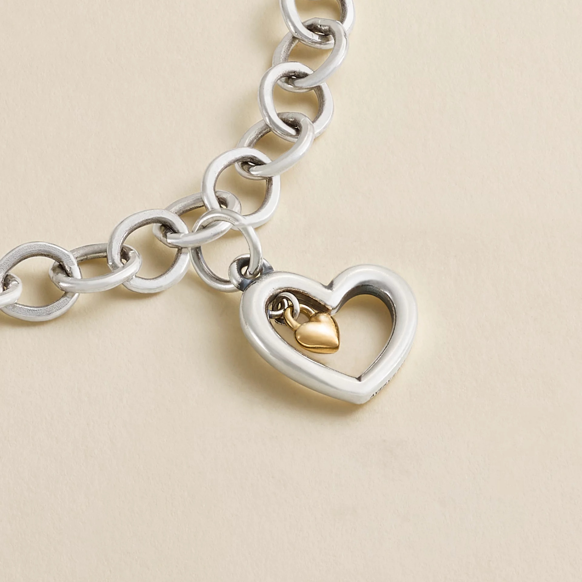 Petite Heart of Gold Charm - Image 2