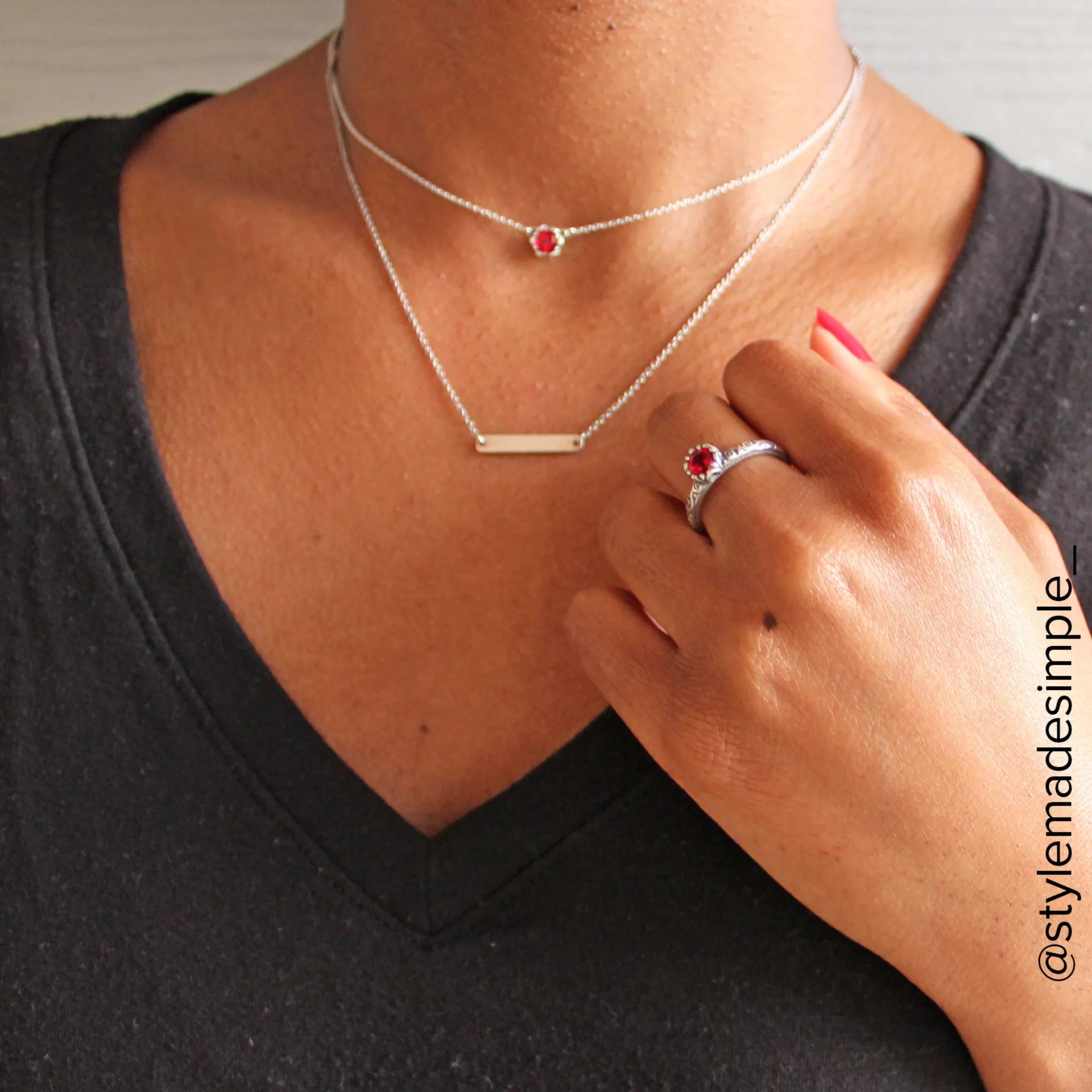 Cherished Birthstone Necklace - Image 5