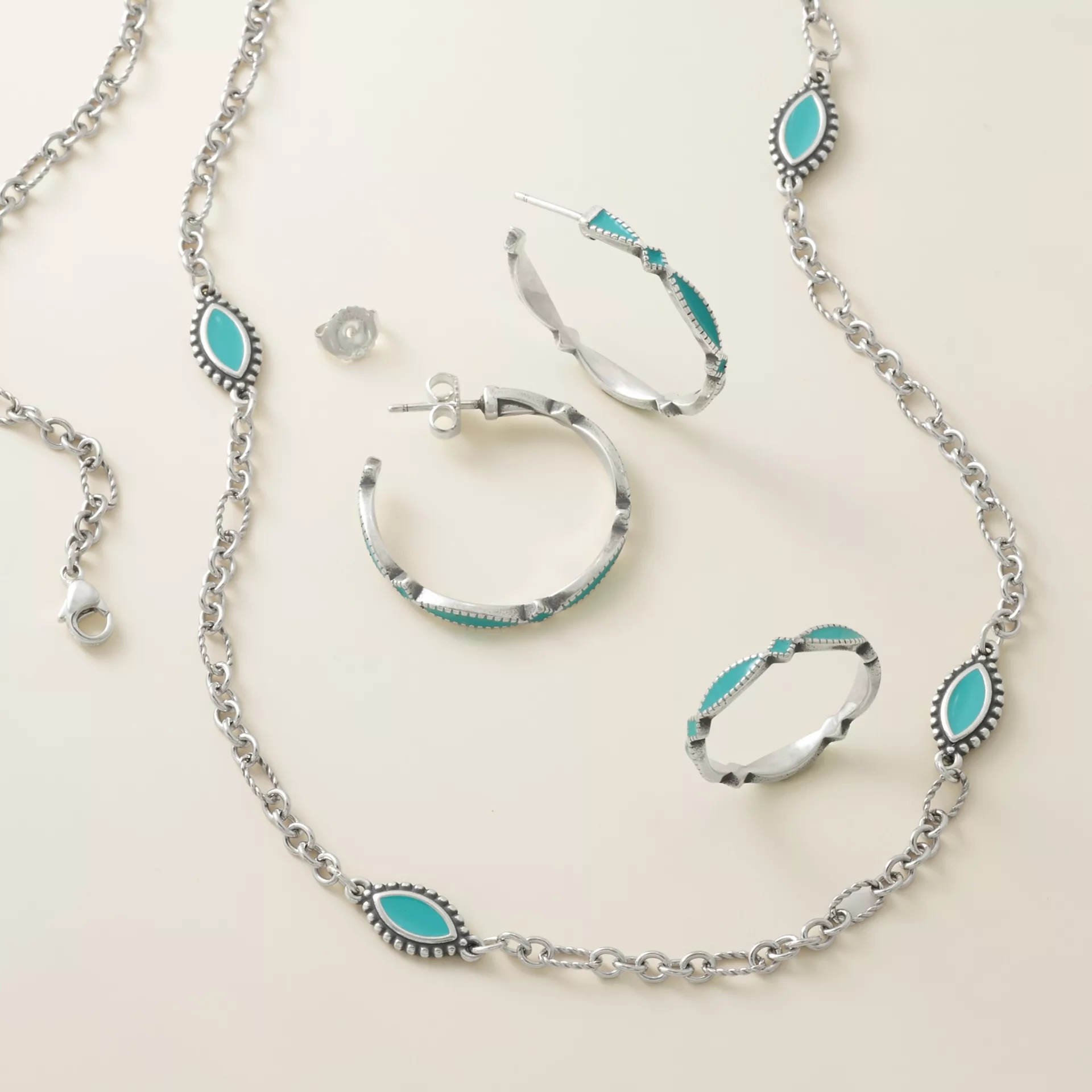 Enamel Cordoba Stacker Ring - Image 4