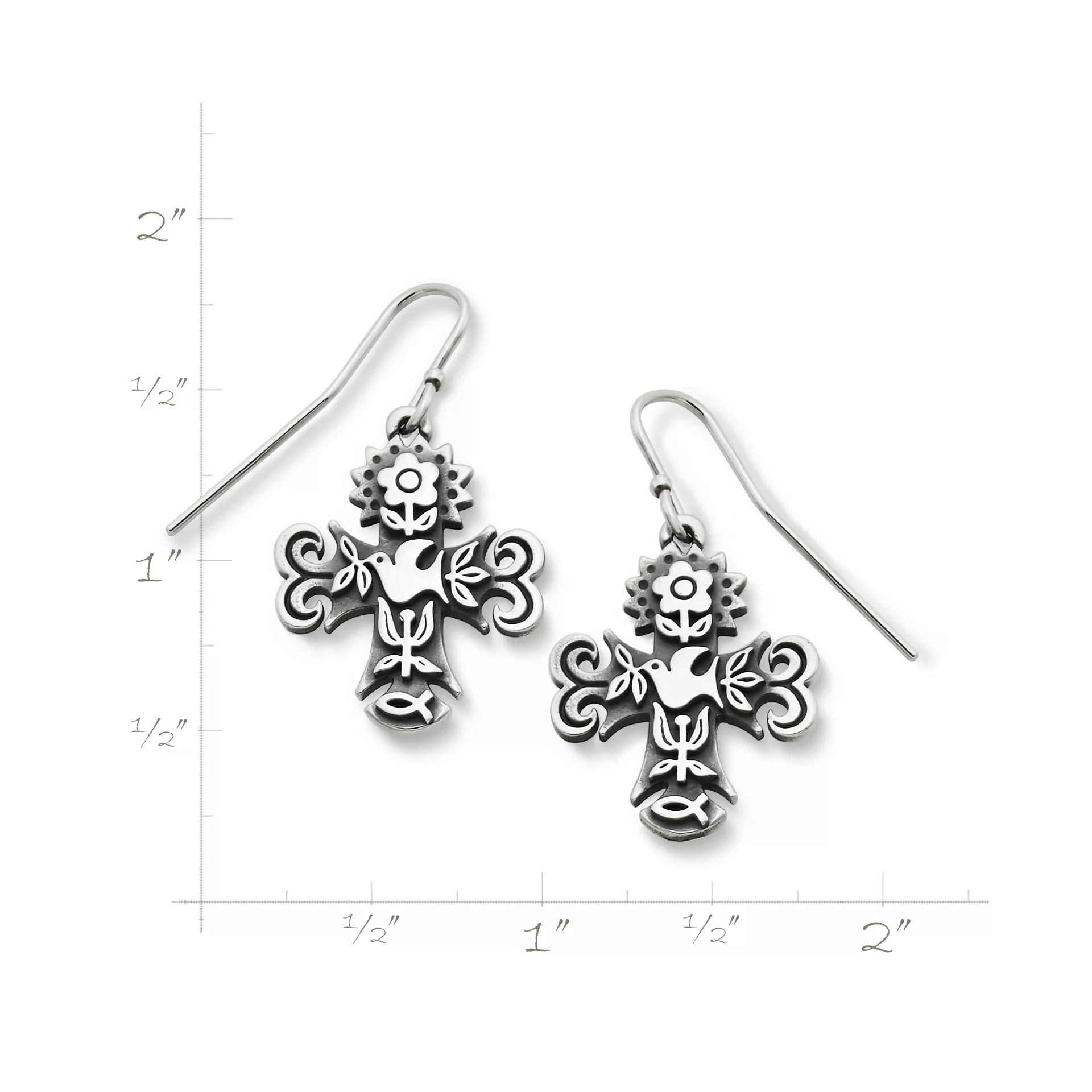 La Primavera Cross Dangle EarShop All Rings - Image 2