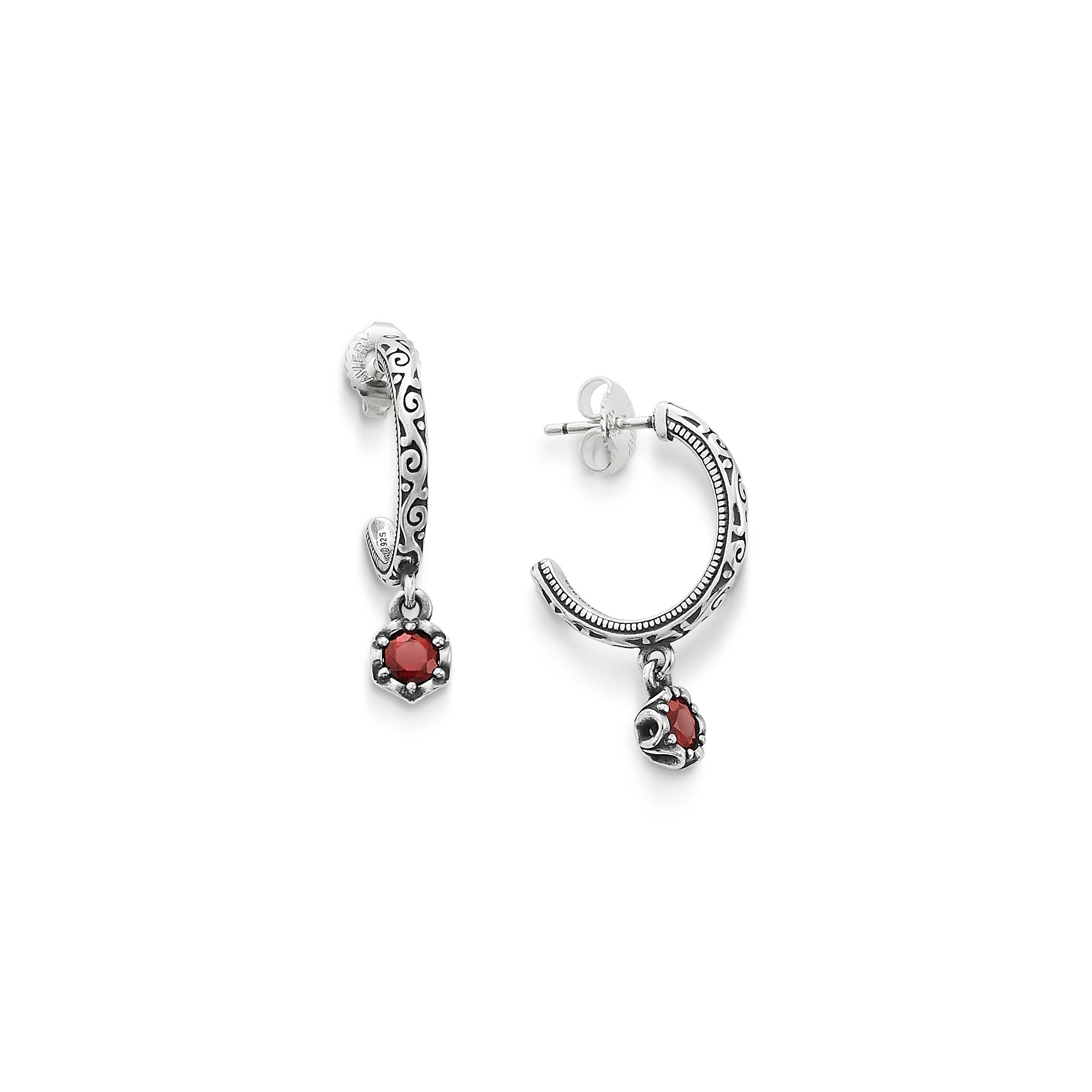 Cherished Birthstone Hoop Dangle EarShop All Rings