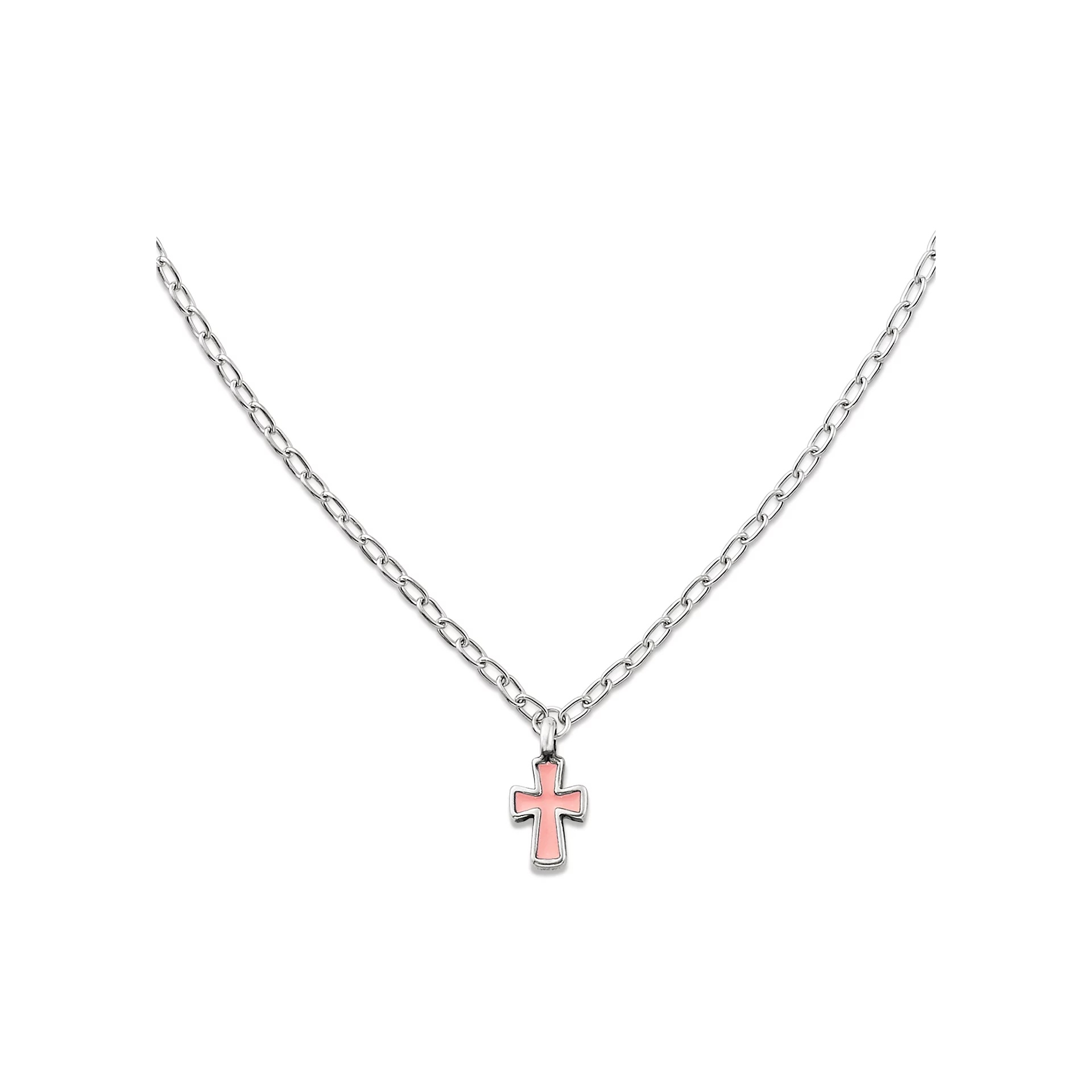 Enamel Petite Cross Necklace