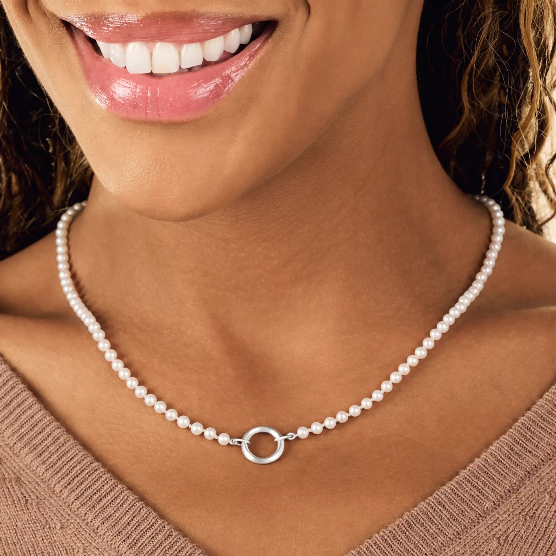 Cultured Pearl Changeable Charm Necklace - Image 5