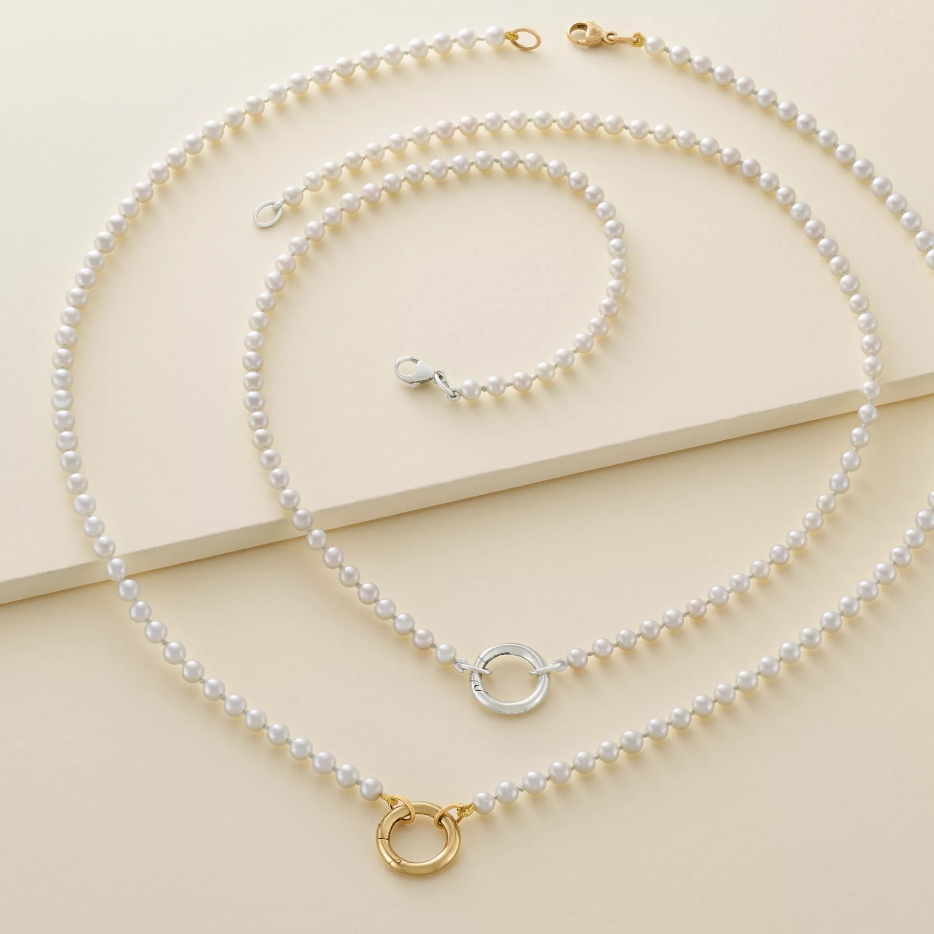 Cultured Pearl Changeable Charm Necklace - Image 4