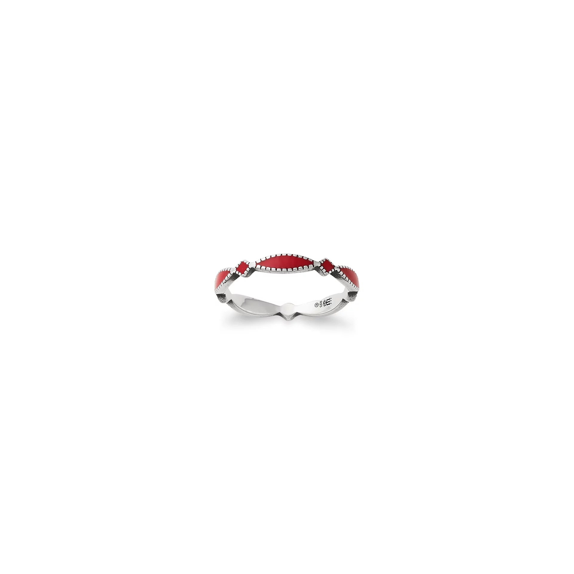 Enamel Cordoba Stacker Ring